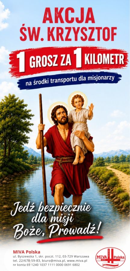 akcja-sw-krzysztof-2026 Uczniowie-misjonarze światłem świata na drogach
